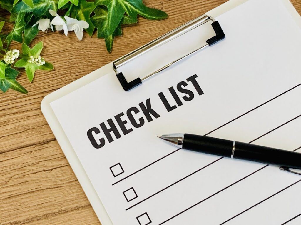 警察官の面接当日に使えるチェックリスト