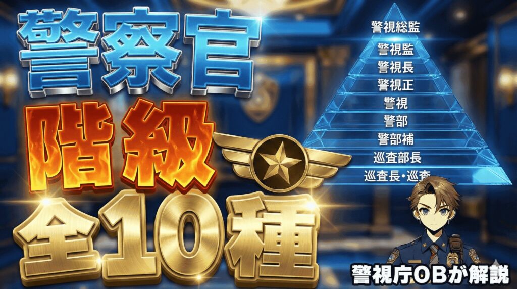 警察官の階級について徹底解説｜役割や昇任方法も紹介