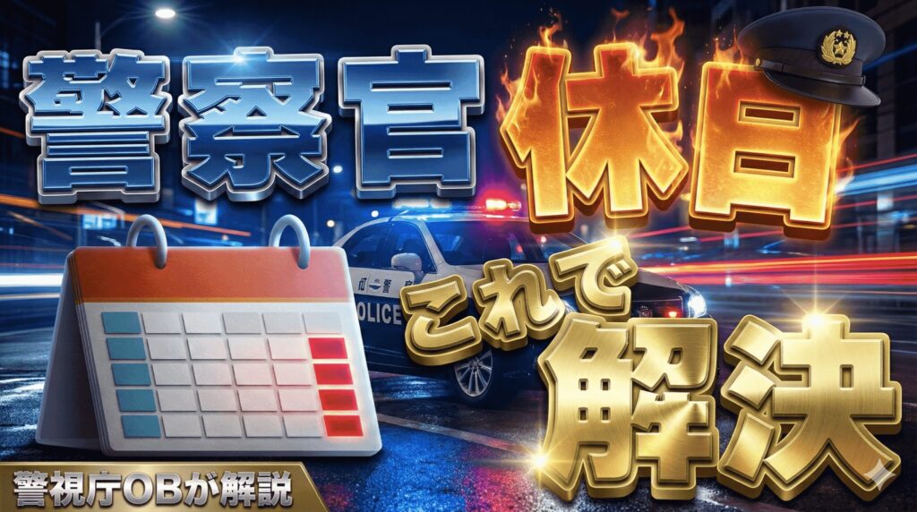 警察官の休みは多い？1日のスケジュールや休日の過ごし方について警視庁OBが解説