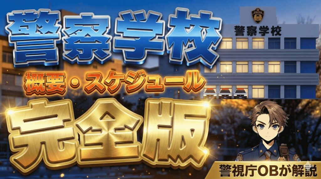 警察学校とはどんなところ？入るための方法や学費・期間などを警視庁OBが解説