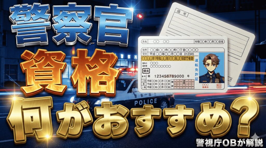警察官に資格は必要？おすすめの資格や警察官になる方法について警視庁OBが解説