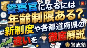 警察官になるには年齢制限がある？ 新制度や各都道府県の違いを徹底解説