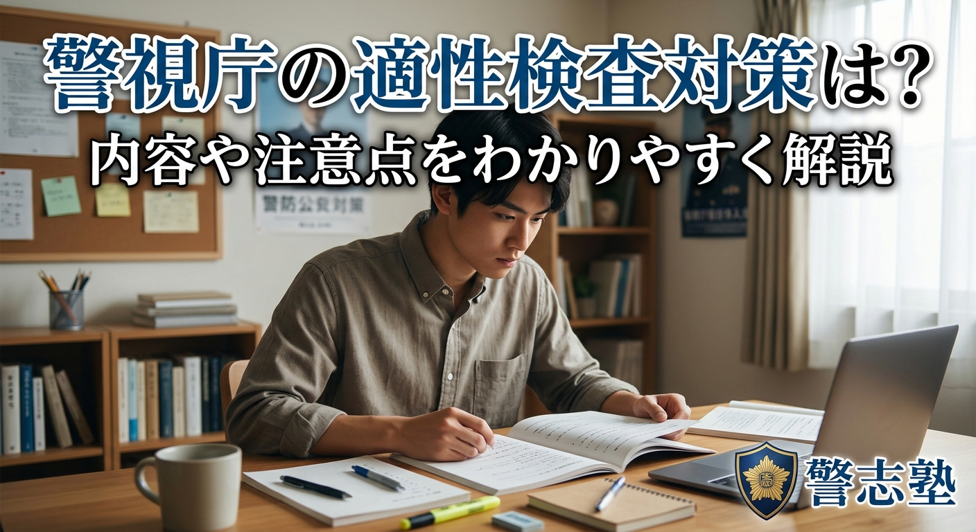 警視庁の適性検査対策は？内容や注意点をわかりやすく解説